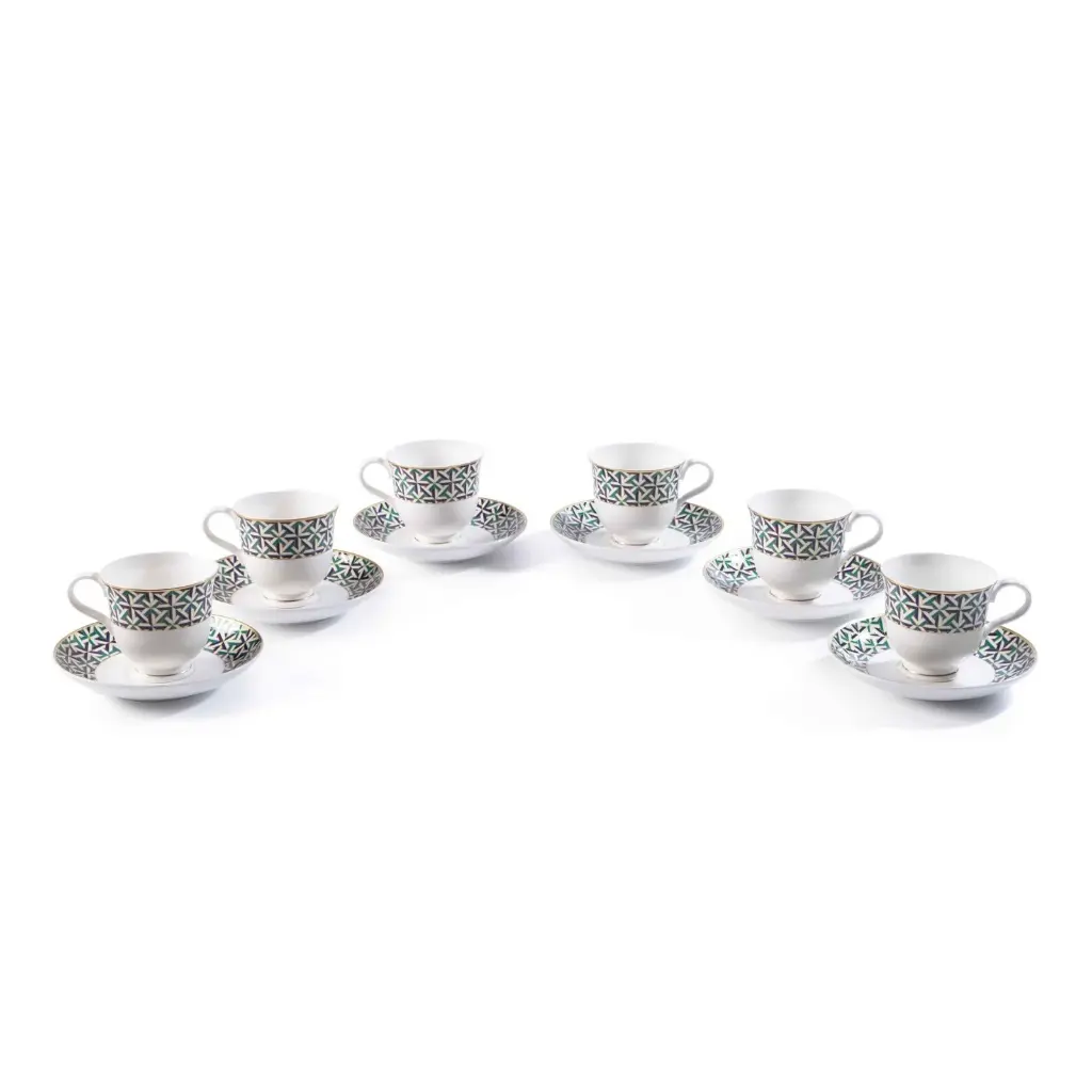 Coral / Coffe Set  / 12 pjesë