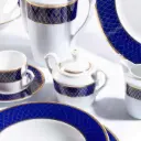 Cobalt Royal Porcelain Coffee Set 15 Pjesë 