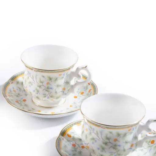 [LP-300-KA] Flora Porcelain Coffee Set 12 Pjesë